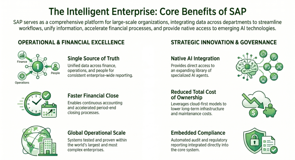 Benefits of SAP for Enterprise Organizations